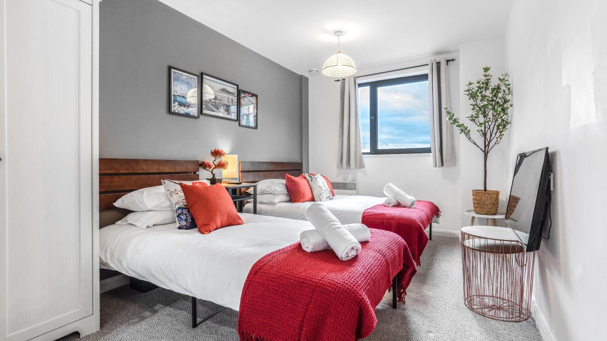 Japanese Suite 2Bed 2Bath, Free Park, Netfix, 75 Inch Tv, Games - City Centre- Maihom Μπέρμιγχαμ Εξωτερικό φωτογραφία