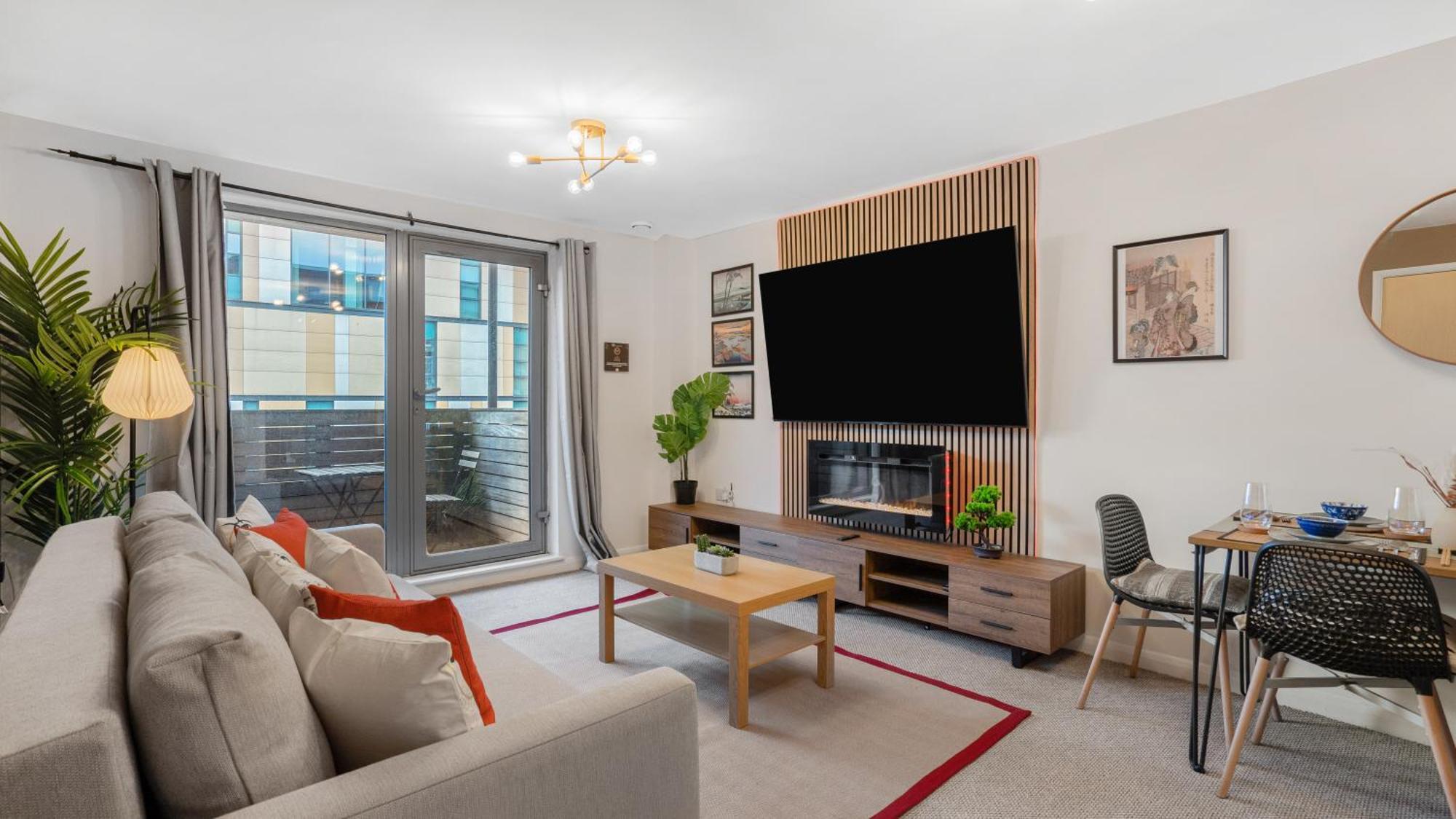 Japanese Suite 2Bed 2Bath, Free Park, Netfix, 75 Inch Tv, Games - City Centre- Maihom Μπέρμιγχαμ Εξωτερικό φωτογραφία